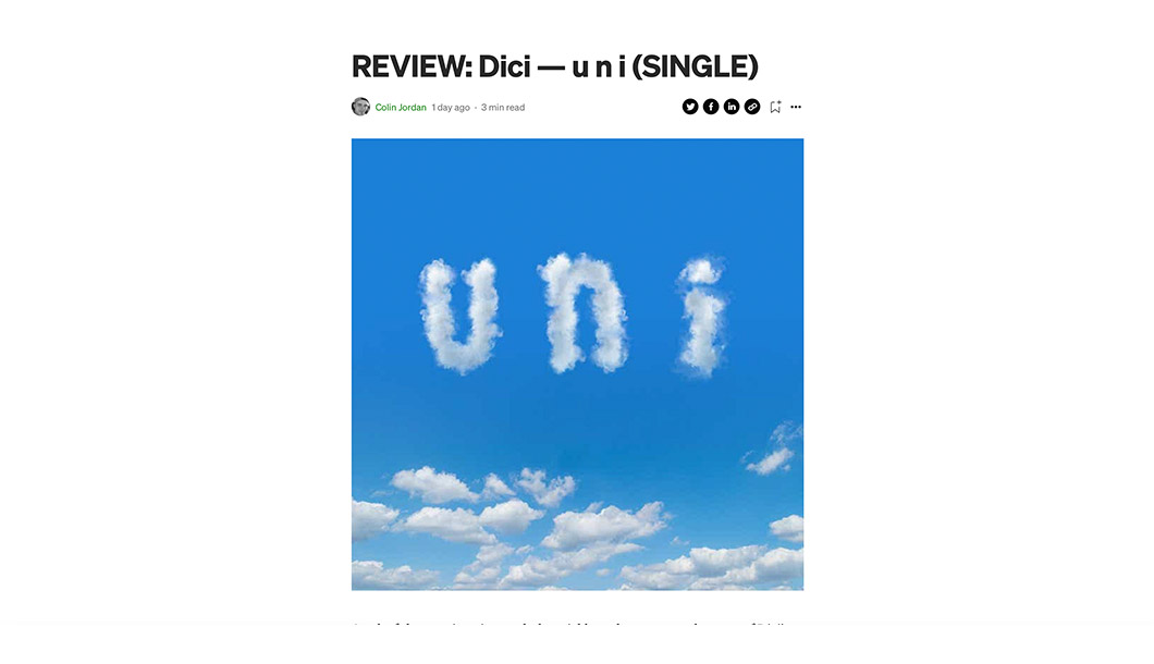 Dici u n i (single)